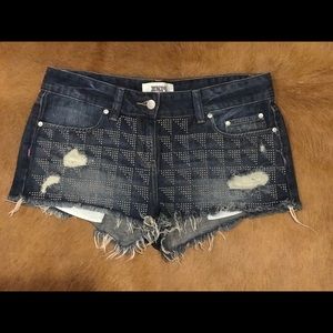 Victoria Secret Blue Jean cutt off shorts